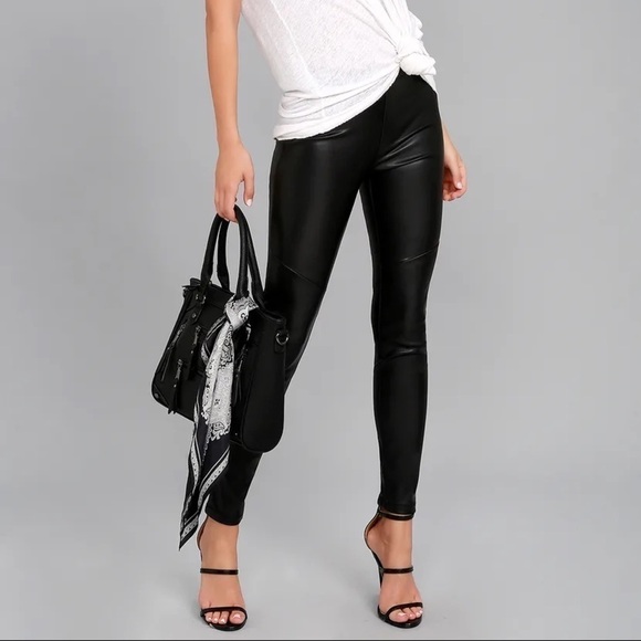 Moto Black Vegan Leather Leggings
Free People - Picture 1 of 12